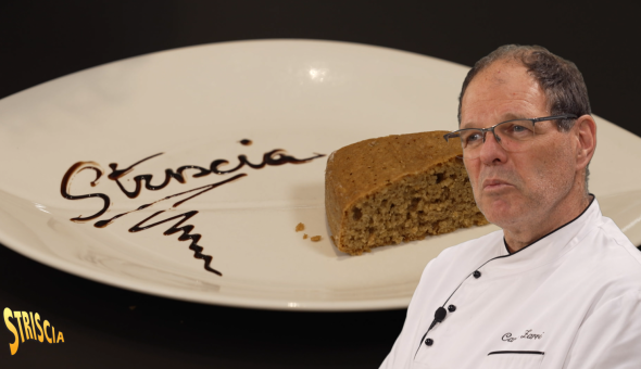 Domani sera a Striscia nella rubrica “Capolavori del mondo in cucina” la “Vera torta di nocciole di Cortemilia” di Carlo Zarri