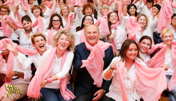 Lotta al tumore al seno, Gerry Scotti testimonial di Sorrisi in Rosa