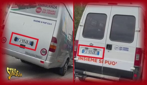 Trasporto studenti, nel Napoletano un autobus e un pulmino con la stessa identica targa