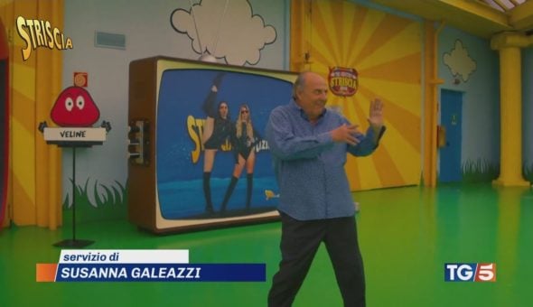 Gerry e il Gabibbo ballano nel video del brano 