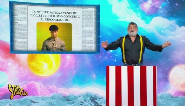 Il Baffo regala due biglietti per uno spettacolo divertente: di sicuro non sono quelli del concerto di Tony Effe!