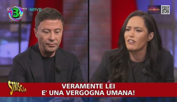 Rula Jebreal a Italo Bocchino: «Lei è ubriaco o è pazzo! Lobbista di m***a»