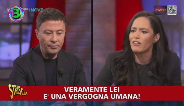 Rula Jebreal a Italo Bocchino: «Lei è ubriaco o è pazzo! Lobbista di m***a»