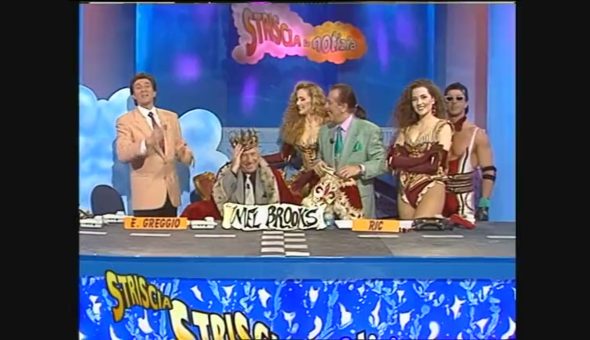 Mel Brooks a Striscia: «È bello essere il re»!