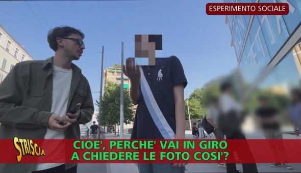 Cosa fai se vedi una donna importunata insistentemente da un uomo che vuole fotografarla?