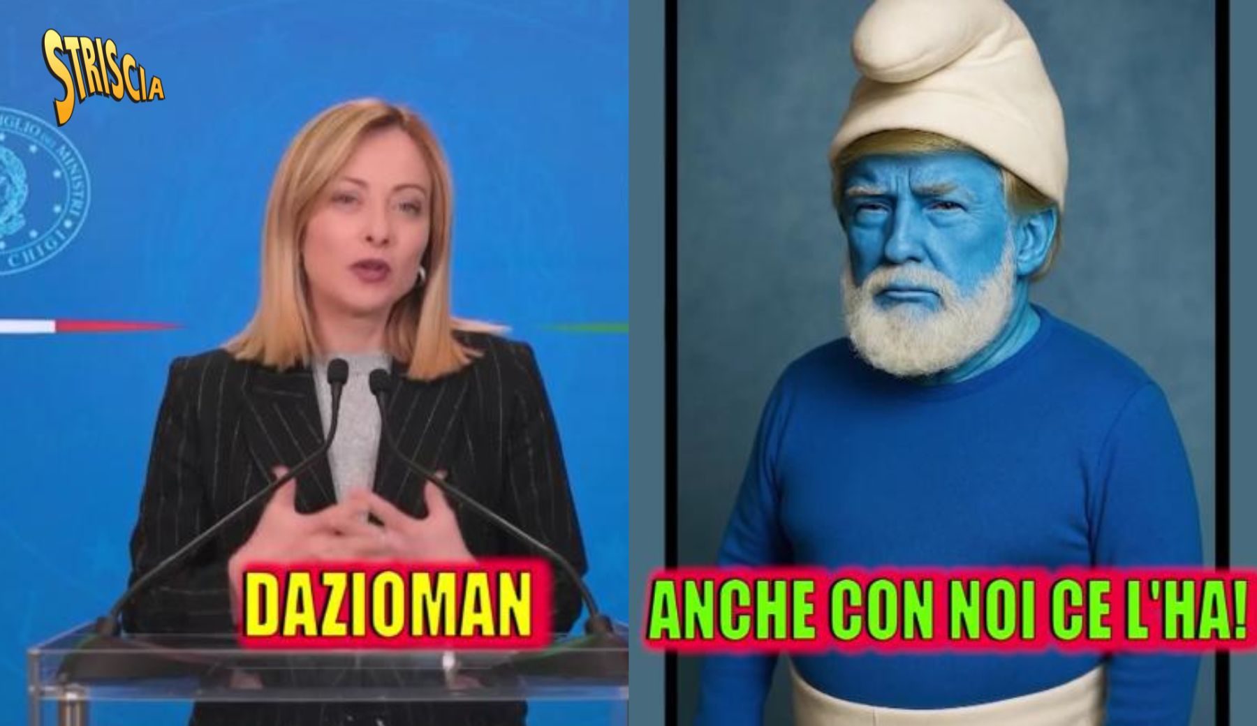 L’era dei dazi vista con gli occhi di Striscia