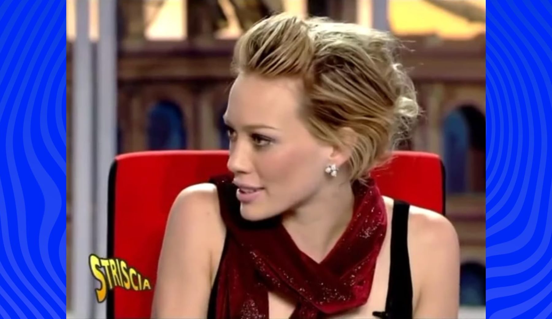 Hilary Duff ospite a Striscia: dalle papere sul set di Lizzie McGuire alle hit musicali passando per… la Calabria