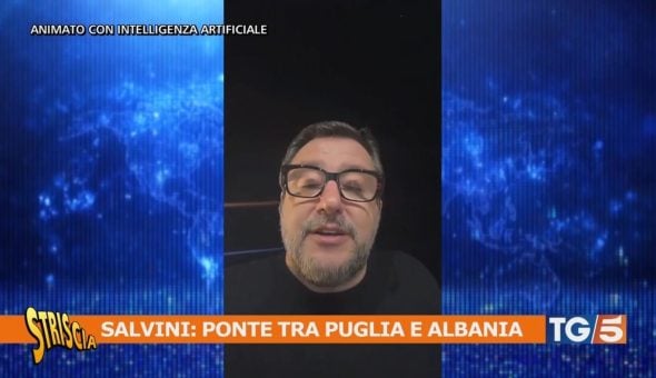 Matteo Salvini ha davvero annunciato la costruzione del ponte che unirà la Puglia all’Albania?