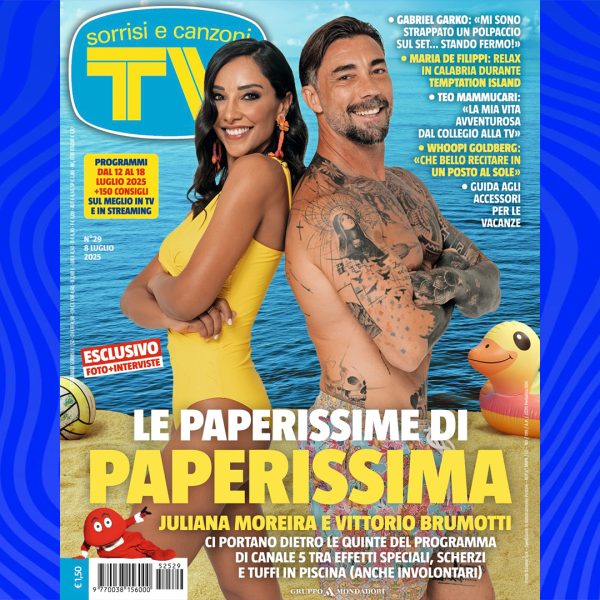 “Le paperissime di Paperissima”: TV Sorrisi e Canzoni dietro le quinte del programma insieme a Juliana Moreira e Vittorio Brumotti. Ecco un estratto dell’intervista