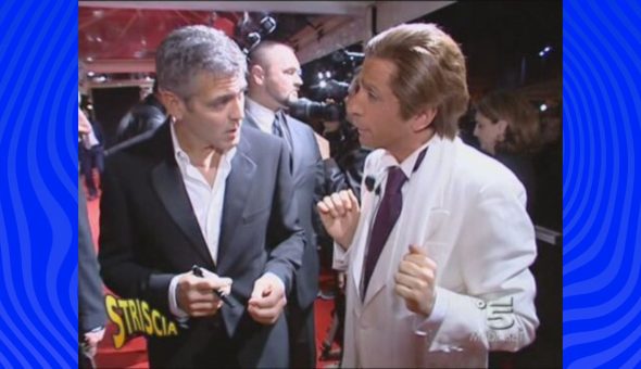 Quando George Clooney, attesissimo a Venezia, spiegava a Ballantini come distendere le rughe…
