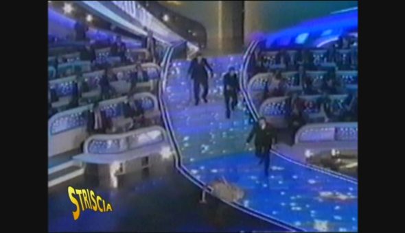 Michelle cade a Sanremo