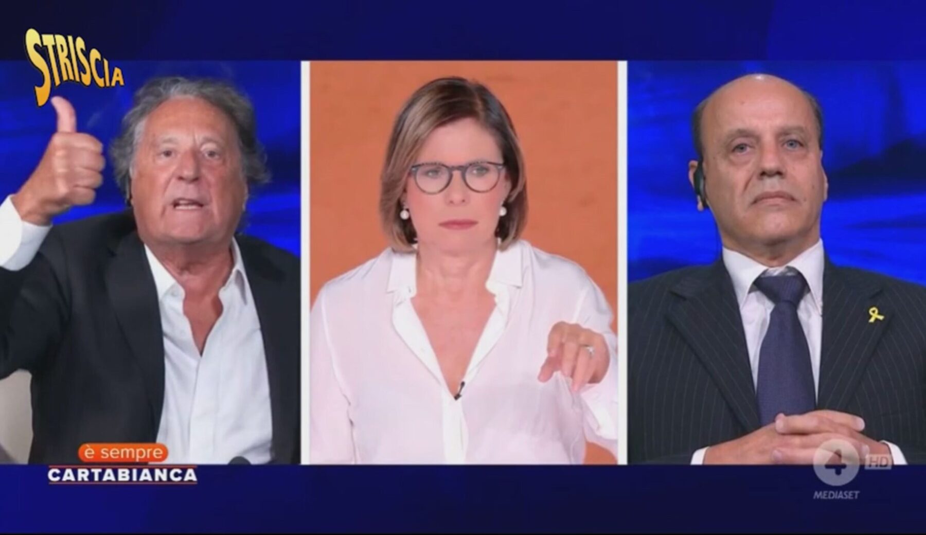 Enzo Iacchetti accusato di essere fascista esplode: «St***nzo». Scontro infuocato dopo aver denunciato il genocidio a Gaza