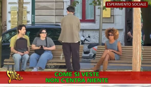 Nella Milano della fashion week le donne sono libere di circolare tranquillamente per la città? E, in caso di commenti inopportuni o molestie, come reagiscono i passanti? L’esperimento sociale di Staffelli