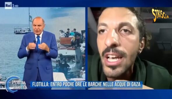 “Non ve ne fotte niente di dare aiuti alle persone”: sfuriata di Bruno Vespa sulla Flotilla diretta a Gaza