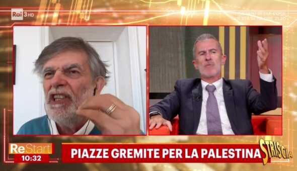 «Sei un tifoso di Hamas, vai a festeggiare la strage del 7 ottobre»: lite furibonda tra Iacometti di Libero e lo scrittore Fo a Re Start