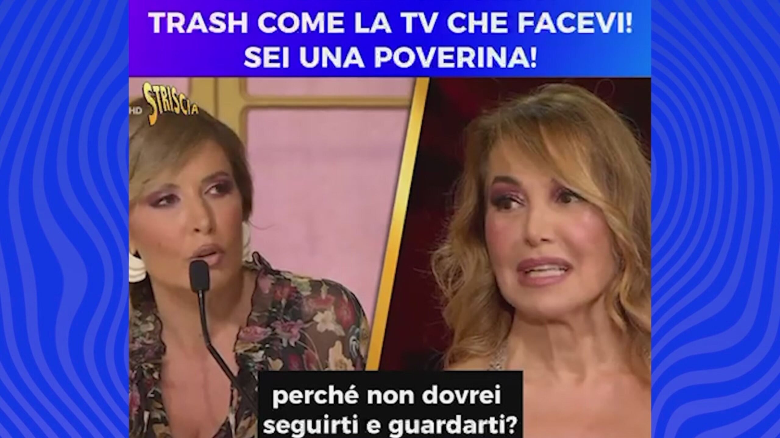 Lucarelli attacca la D’Urso: «Sei diventata trash»