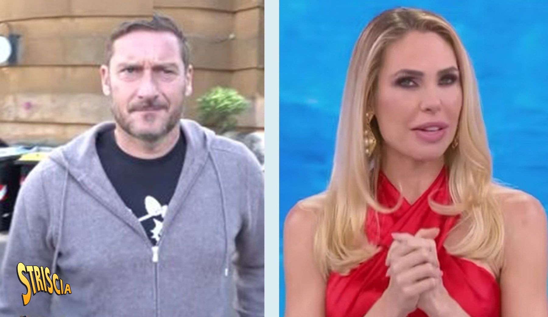 Totti e Ilary: il divorzio è previsto per il 21 marzo. Il Tapiro al Pupone e le previsioni di Striscia