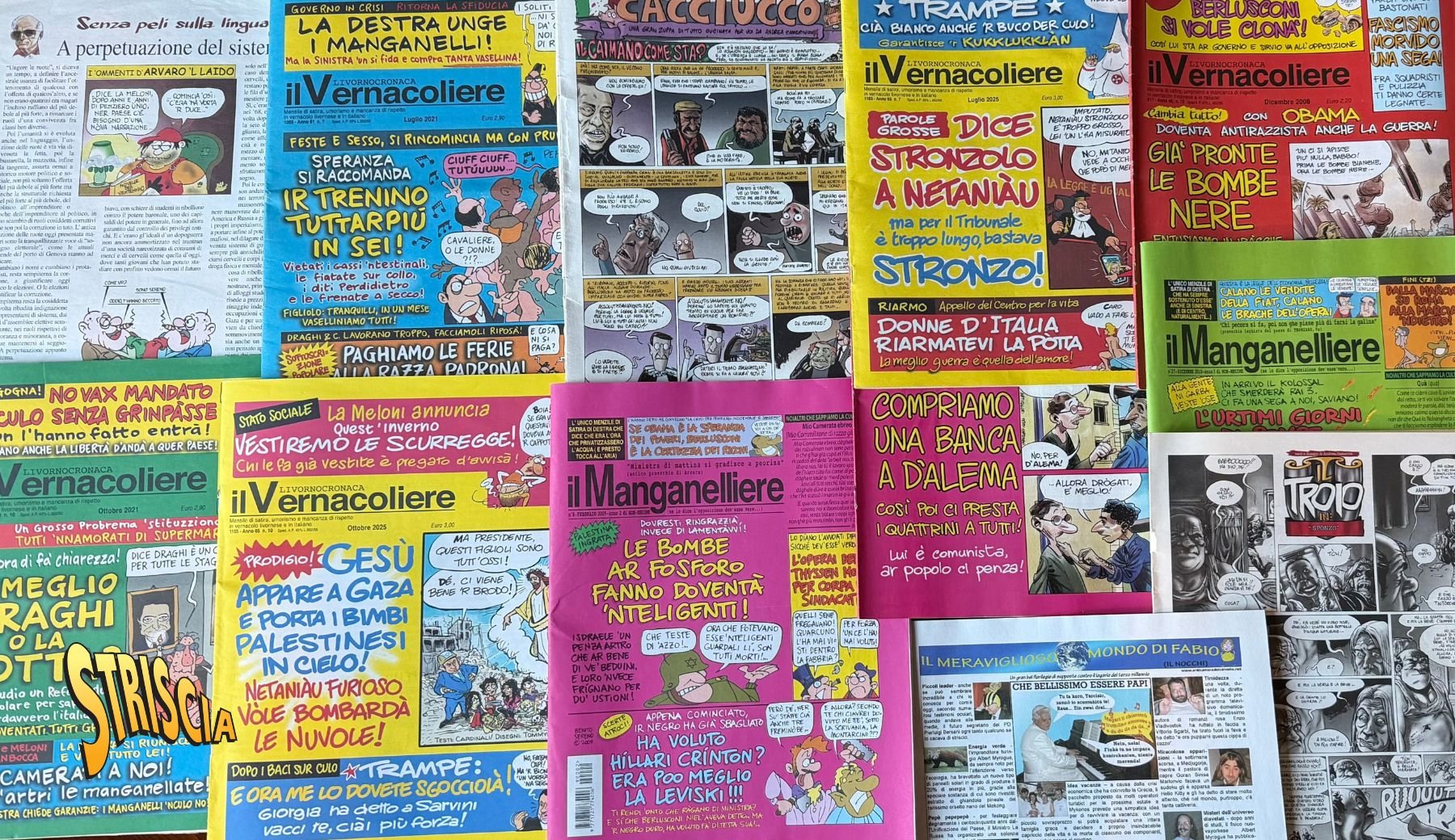 Il Vernacoliere rischia la chiusura. Sos satira: l’appello di Striscia e dei suoi autori