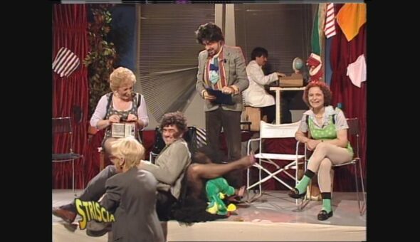 Rissa tra Ornella Vanoni e Gene Gnocchi a Striscia la Berisha