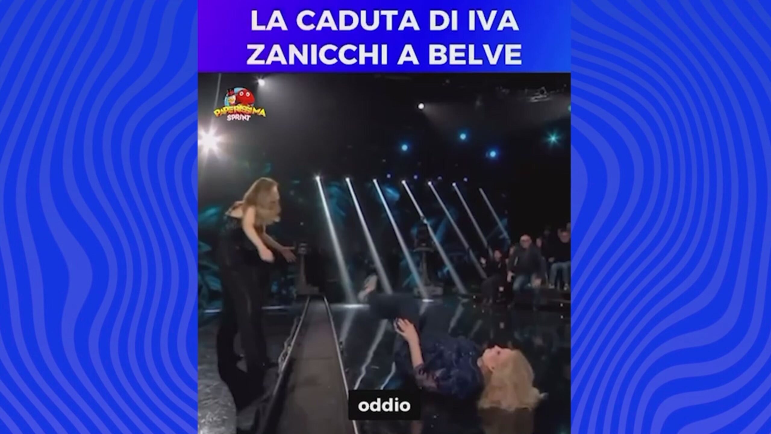 Iva Zanicchi, clamorosa caduta dell’Aquila di Ligonchio a Belve: «Porca p***a, ma io cado in continuazione!»
