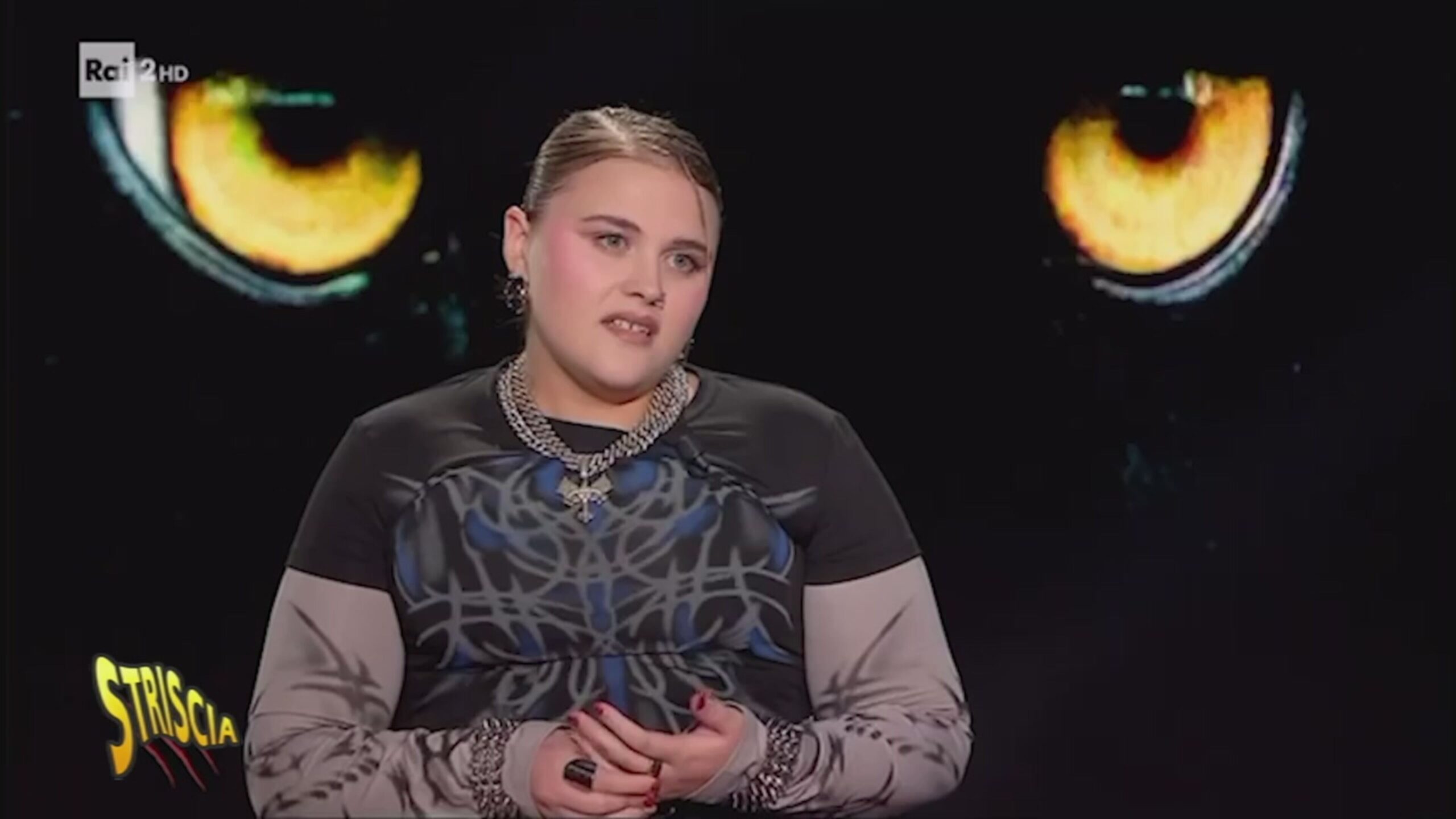 Big Mama cita il Gabibbo a Belve