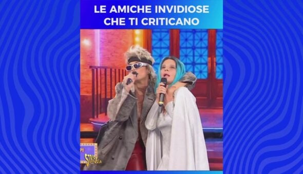 La fata turchina Maria De Filippi & Elodie a Tu sì que vales