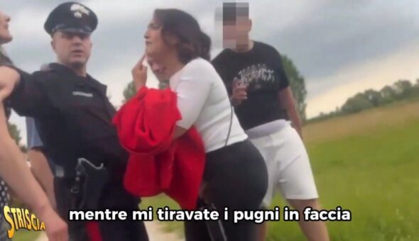 Fallito il quattordicesimo tentativo di sfratto della famiglia che occupa abusivamente una casa da dieci anni. Aveva aggredito la troupe di Striscia e Rajae