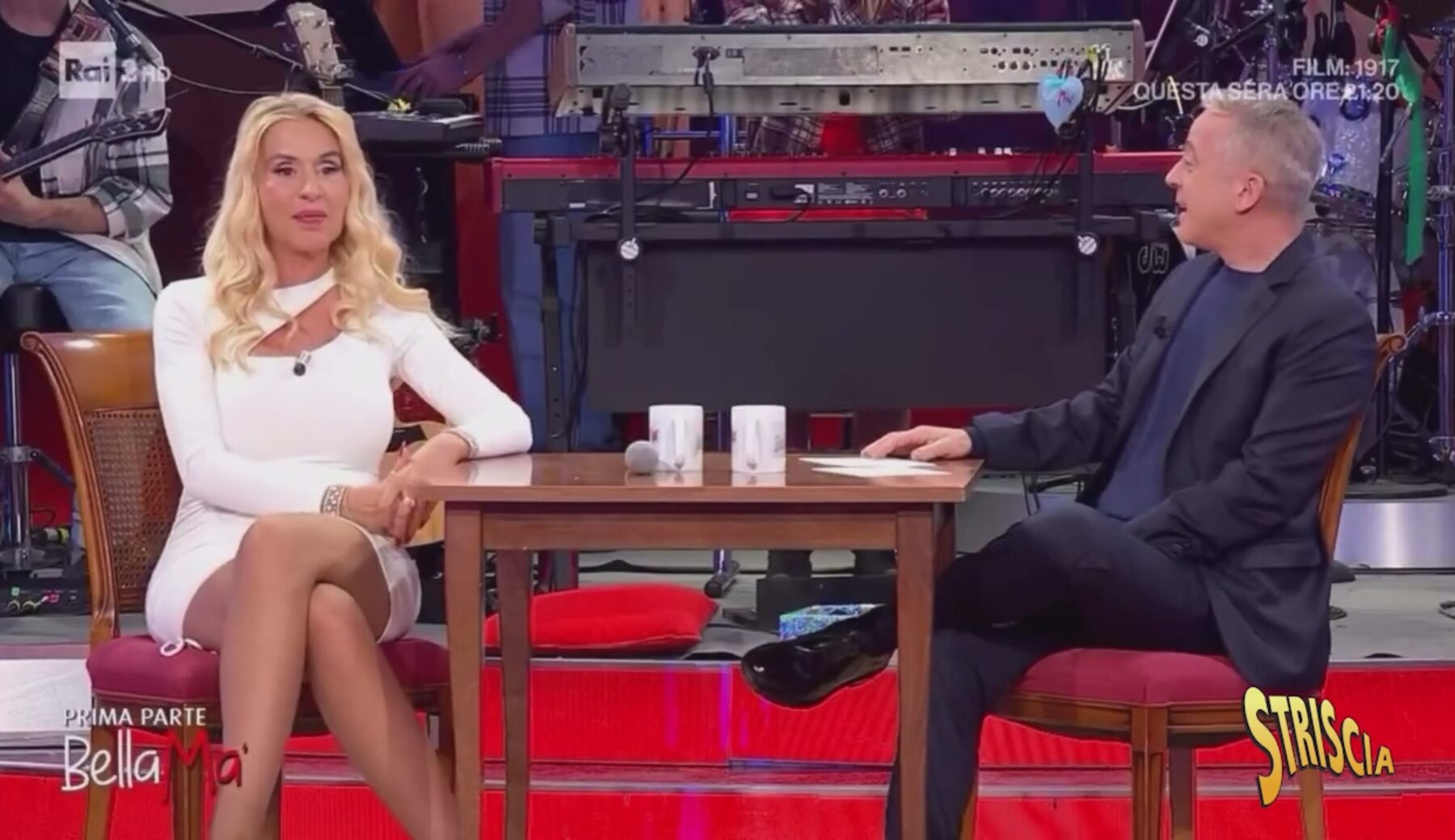 Lite “stellare” tra Valeria Marini e Pierluigi Diaco a “BellaMá”: «Sei inelegante». E lei: «Sono una persona sincera e dico quello che penso»