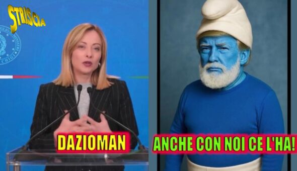 Arriva “Dazi”, la nuova sigla di Striscia che si fa beffe della politica di Trump
