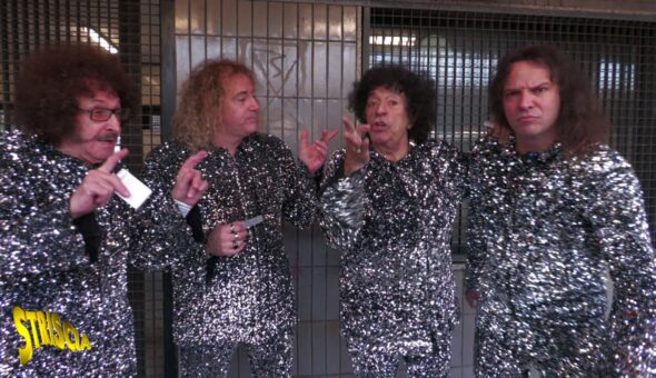 I Cugini di Campagna le cantano ai furbetti della metropolitana