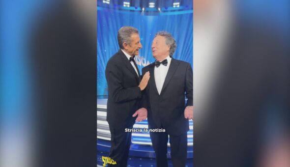 Backstage della presentazione di Striscia, che debutta giovedì con la 38esima stagione