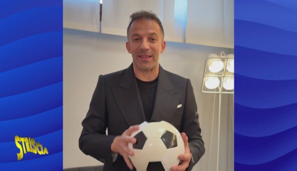 Del Piero a Striscia si trasformerà in un supereroe: Capitan Alex