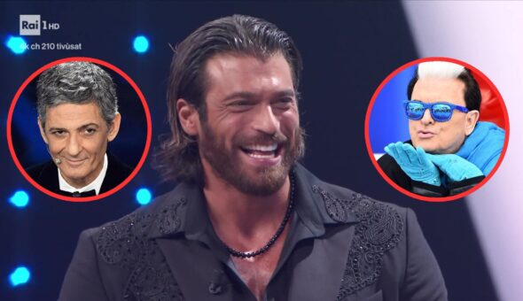 Sanremo, Can Yaman sul palco dell’Ariston. Una gioia per le fan, per Malgioglio e Fiorello