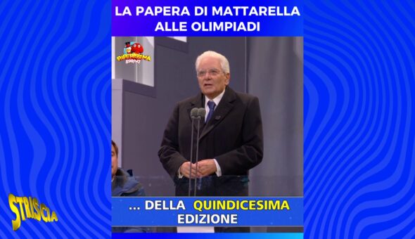 La papera di Mattarella alle Olimpiadi
