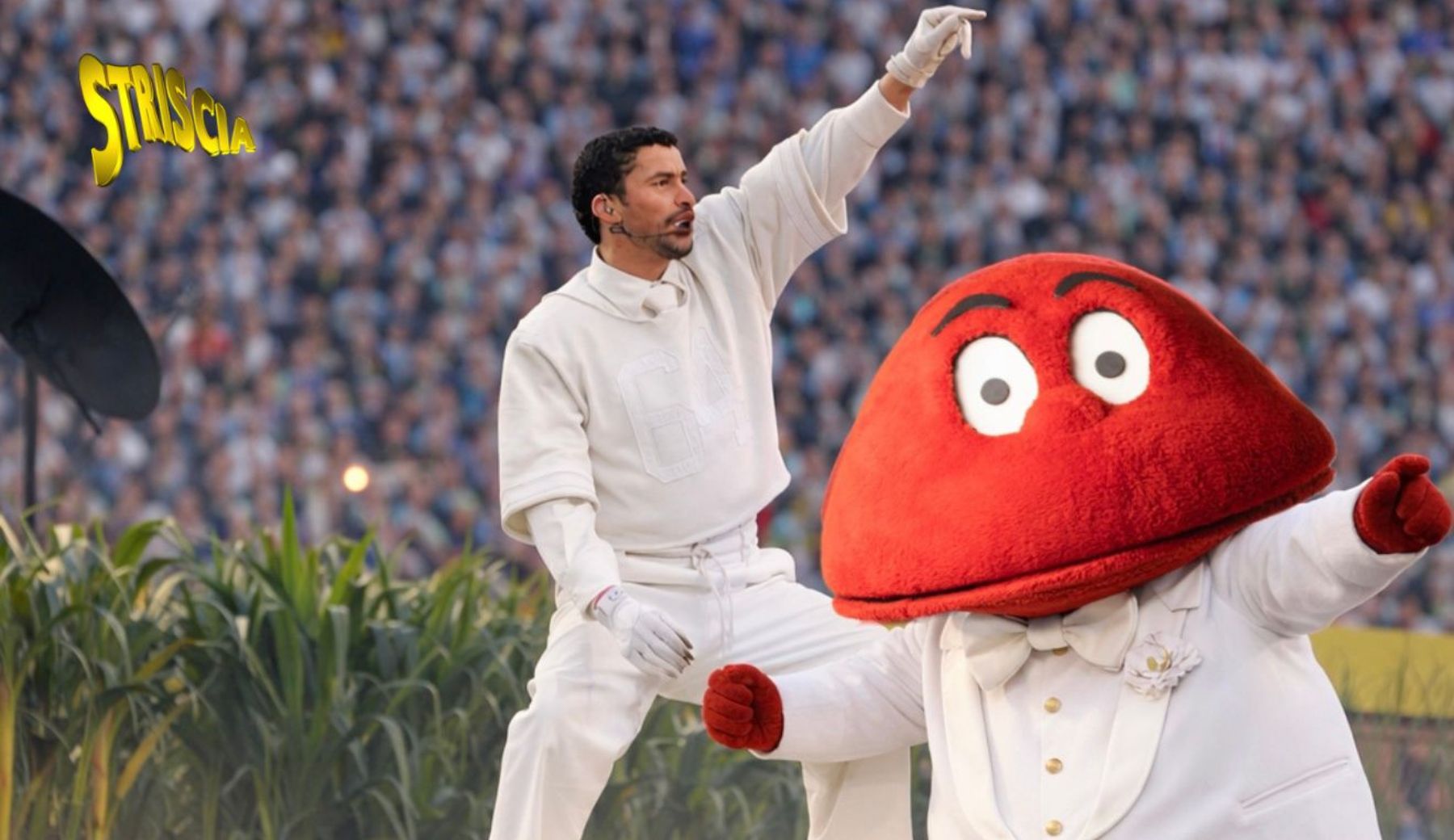 Super Bowl 2026: fan in delirio per il Gabibbo