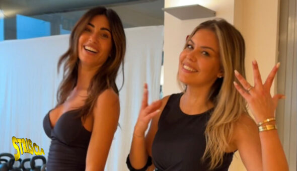 Il colpo di testa di Nargi e la reazione di Caracciolo: guarda il backstage delle Veline