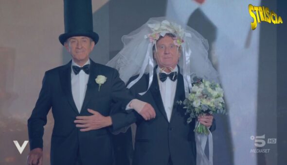 Greggio e Iacchetti a Verissimo: «Le nostre nozze di rame»