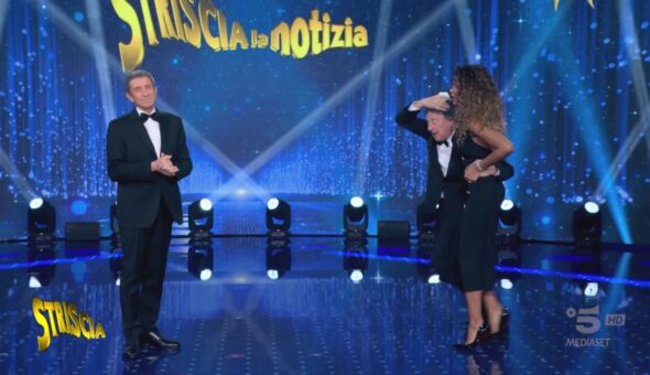 Incidente in diretta di Iacchetti soccorso da Samira Lui