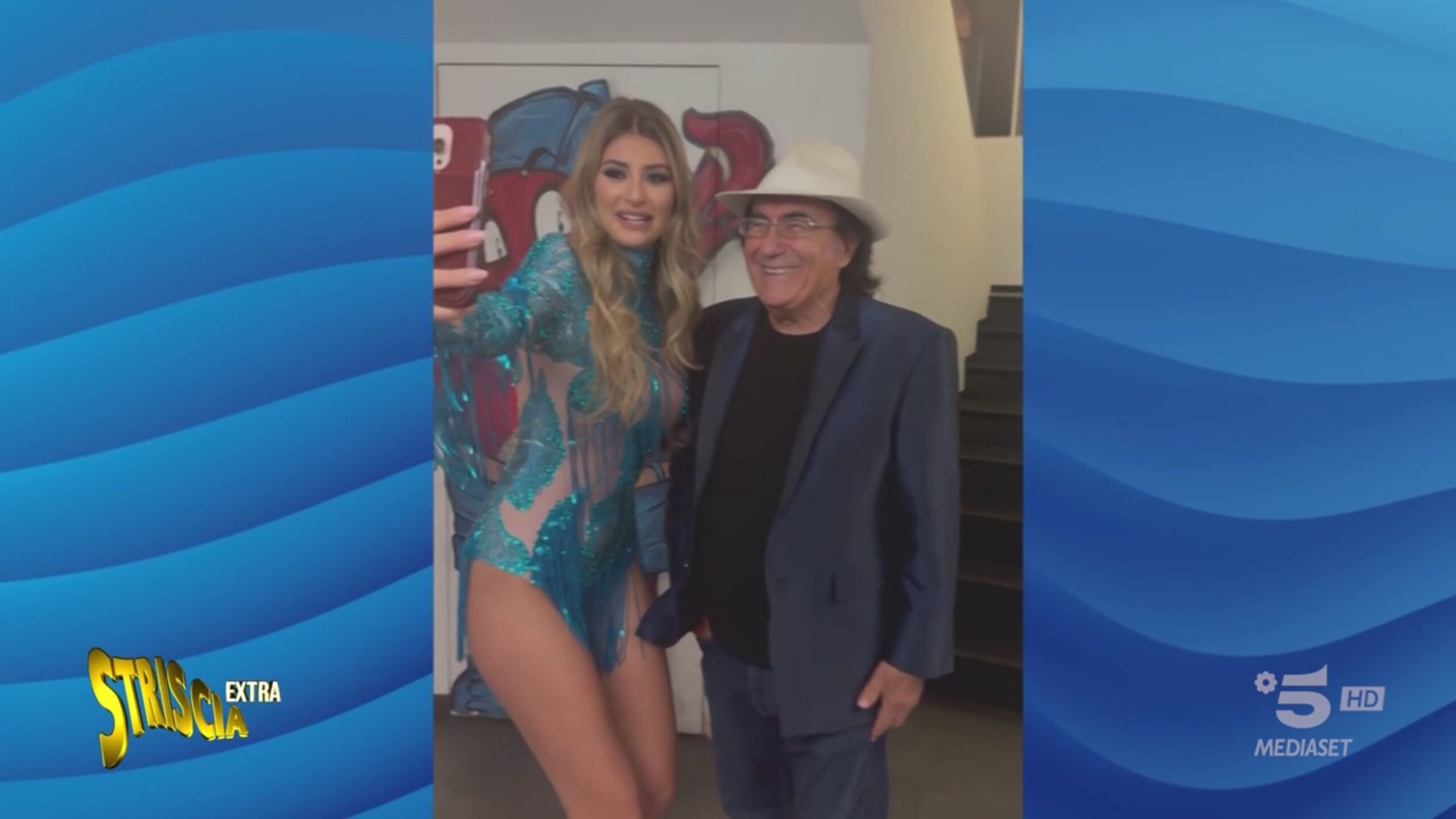 Al Bano canta per le mamme delle Veline