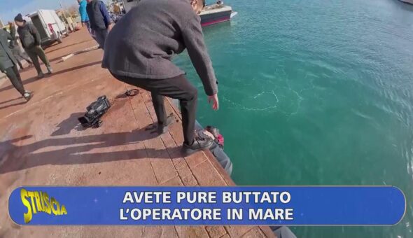 Cameraman di Striscia scaraventato in mare in Calabria: anticipazione dell'inchiesta di Macrì sulla pesca illegale