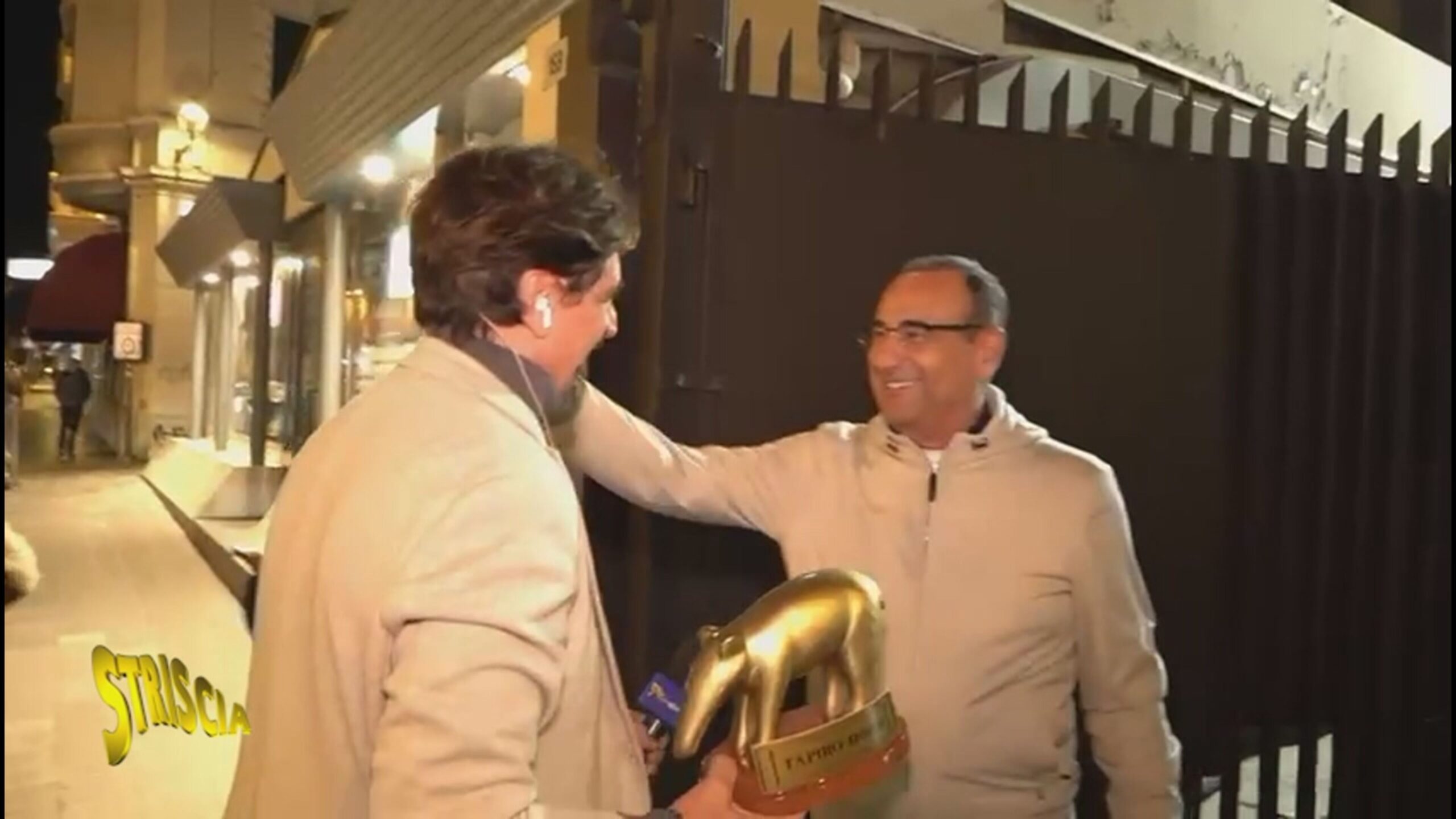 Anticipazione – Tapiro d’oro a Carlo Conti