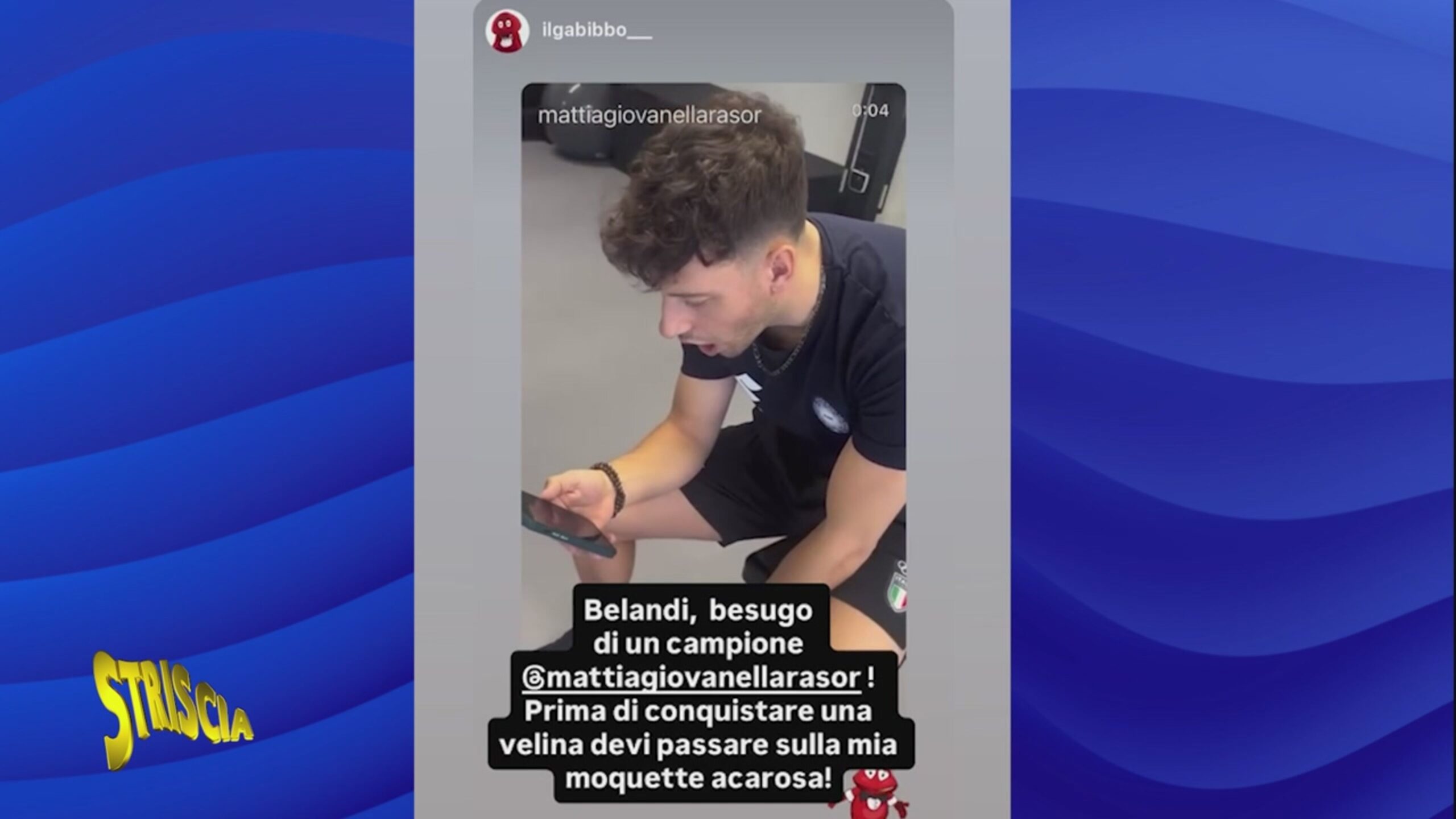 Curling delle Veline, il Gabibbo risponde all’atleta Mattia Giovannella