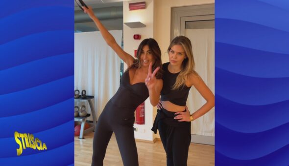 Nargi e Caracciolo 18 anni dopo: guarda il backstage delle ex Veline super ospiti di Striscia stasera