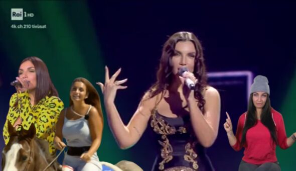 «Voilà» Elettra Lamborghini in gara a Sanremo: dominatrice de I Nuovi Mostri, regina del twerking e dei fuorionda
