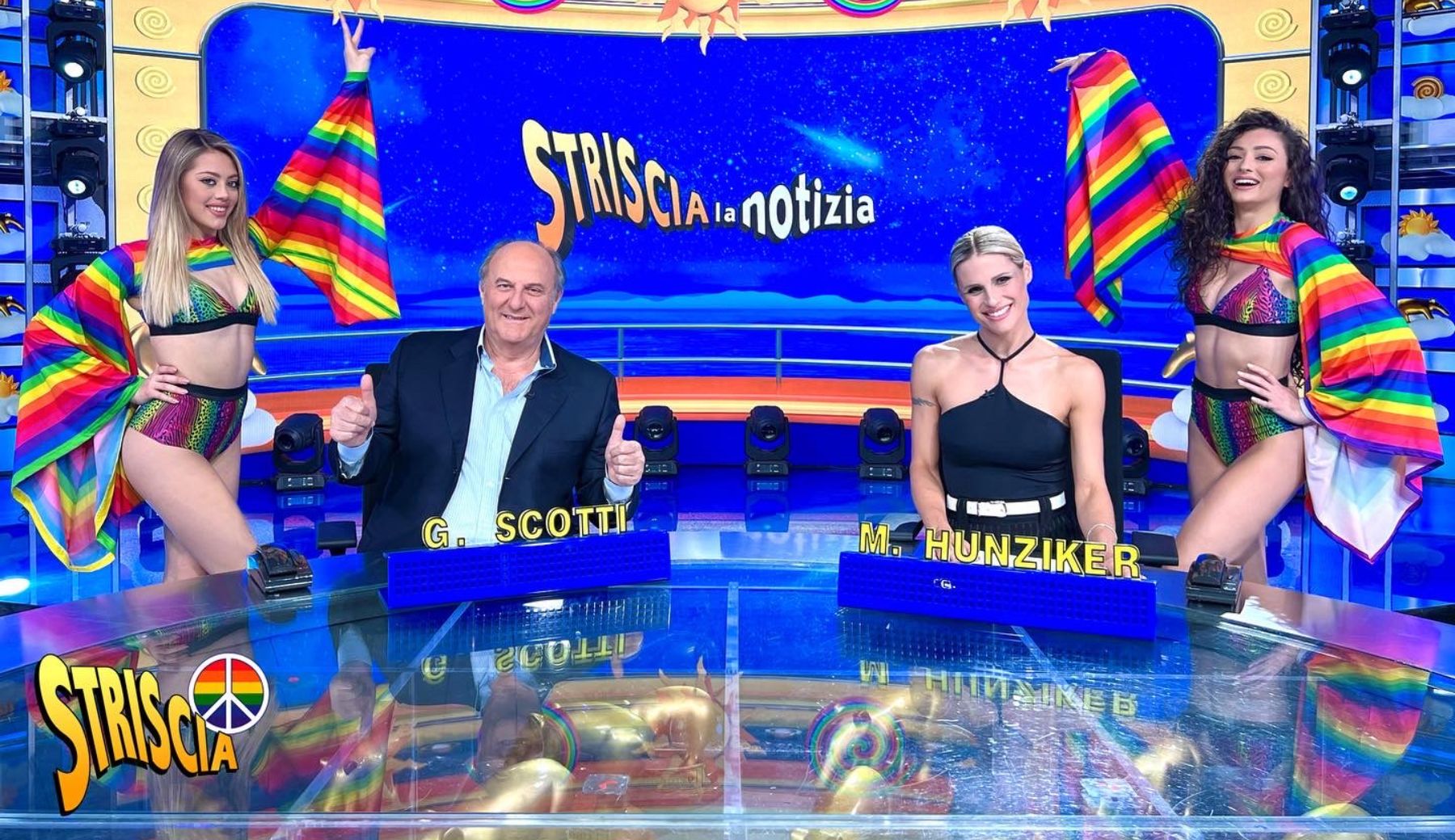 WE WANT PEACE! Striscia: le Veline ballano uno stacchetto per la PACE!