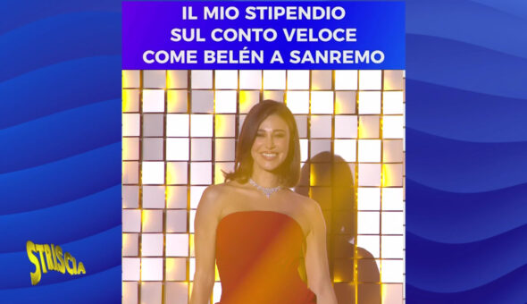 Il mio stipendio sul conto veloce come Belén a Sanremo
