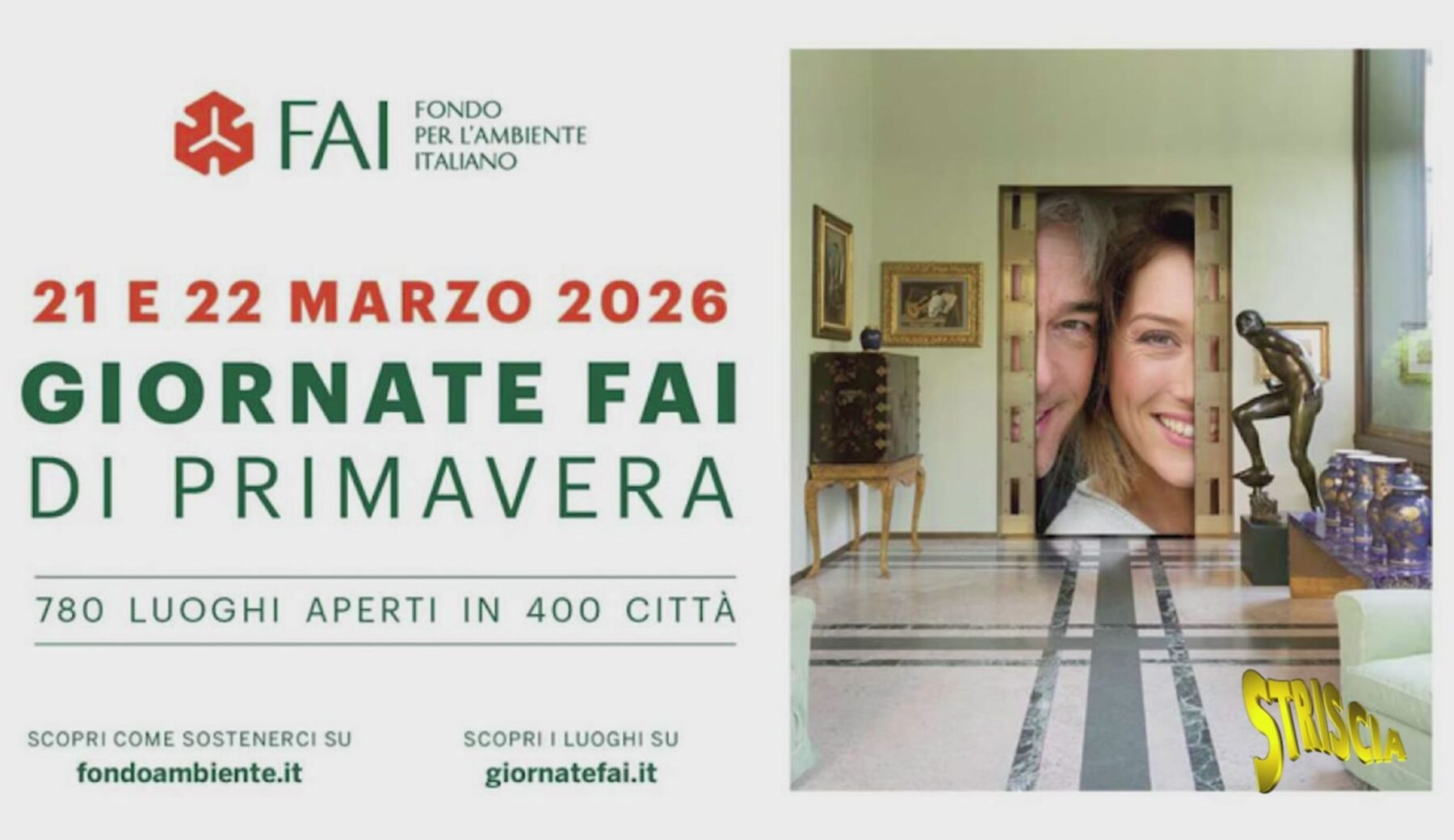 Benvenuta primavera! Oggi e domani le Giornate Fai: una festa collettiva in 780 luoghi di 400 città italiane
