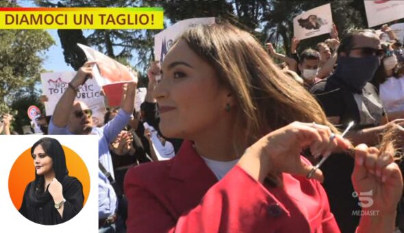 Le proteste delle donne iraniane a Roma dopo l'uccisione di Mahsa Amini: il servizio di Rajae Bezzaz