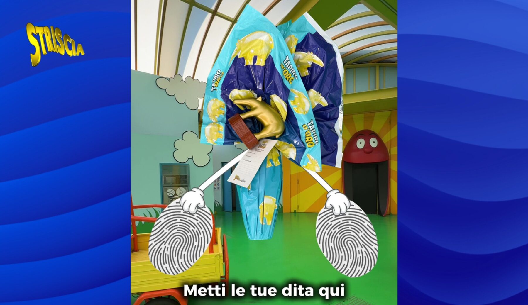 Arriva l’uovo di Pasqua di Striscia la notizia!