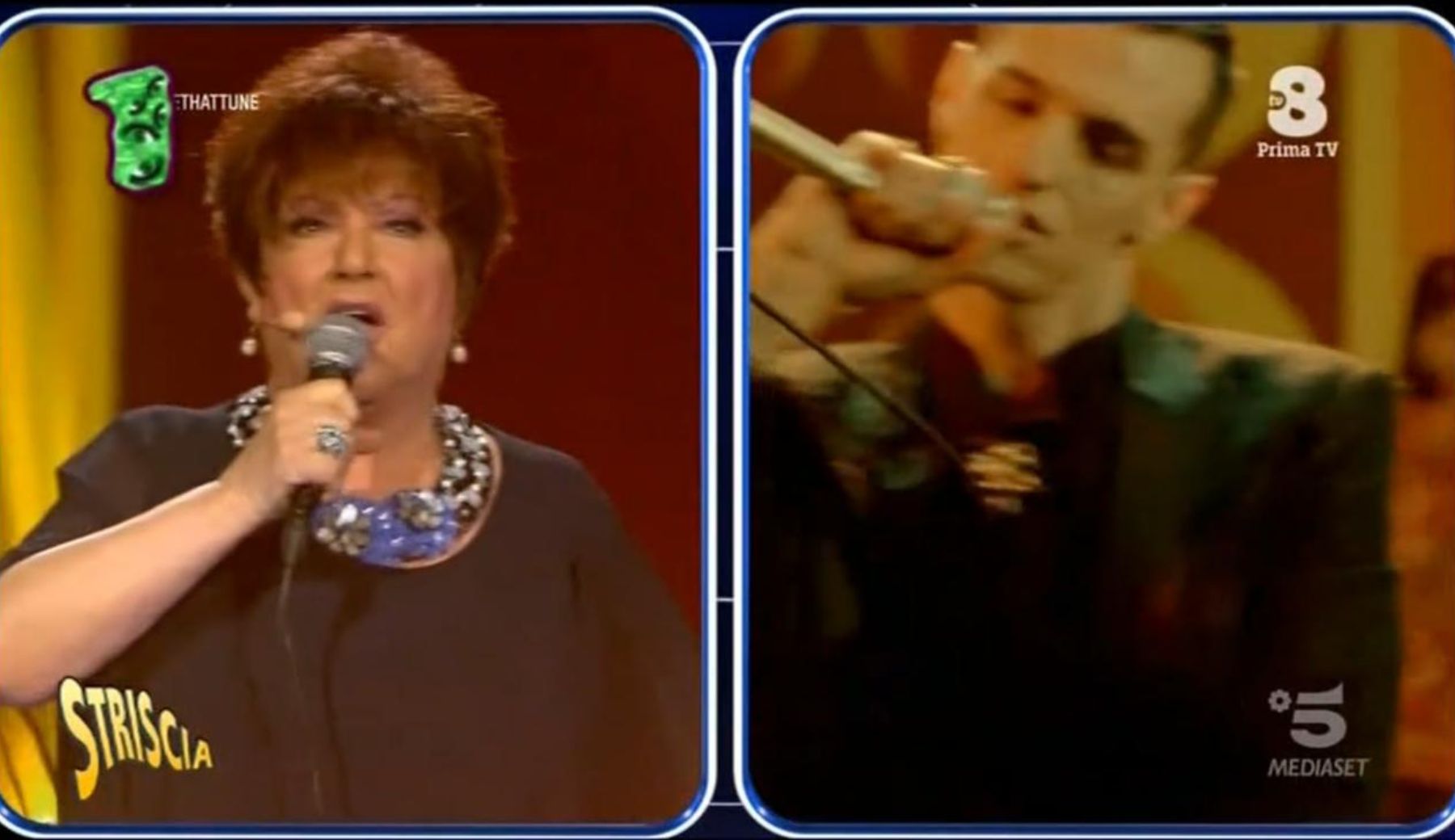 Orietta senza freni imita Achille Lauro in una mostruosa esibizione